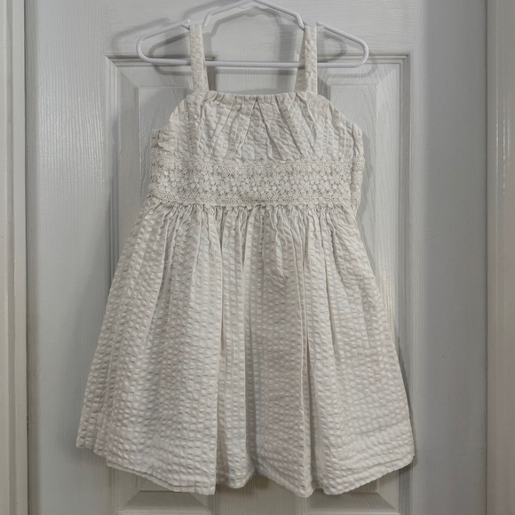 Polo by Ralph Lauren Baby Girl White with Square Neck and Spaghetti Straps - Picture 1 of 9